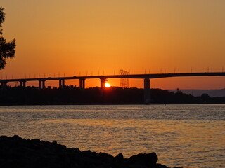 Nice summer view from Varna in Bulgaria 