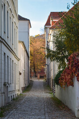 Gasse Lindenstrasse zur Gubenerstraße in Frankfurt an der Oder