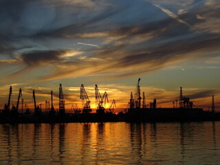 Nice summer view from Varna in Bulgaria 