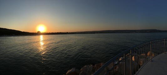 Fototapeta premium Nice summer view from Varna in Bulgaria 