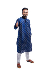 young indian man on traditional wear