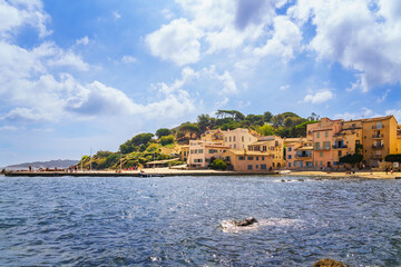 Fototapeta na wymiar View of Saint Tropez, Provence, France