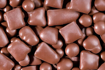 chocolate, a sweet food made from cacao and milk, a yummy snack