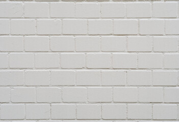 Fototapeta premium White grunge brick wall texture background