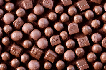 chocolate, a sweet food made from cacao and milk, a yummy snack