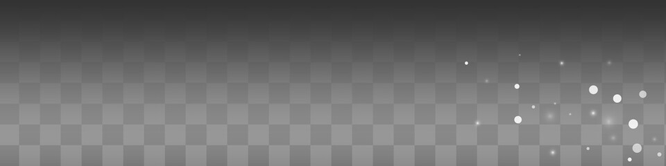 Gray Snowflake Vector Transparent Panoramic