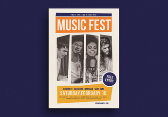Music Festival Event Flyer