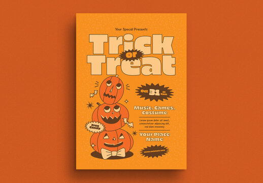 Trick or Treat Event Flyer