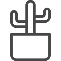 cactus pot icon