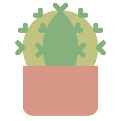 cactus pot icon