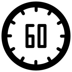 sixty minute time icon