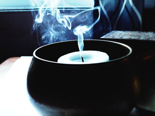 Smokey candle