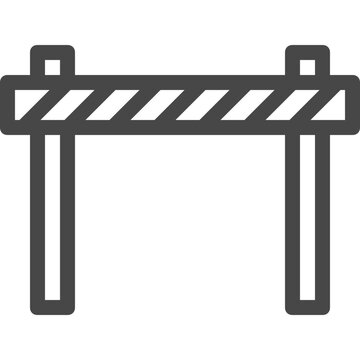 Construction Barrier Icon