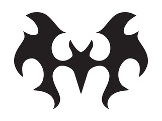 Vector illustration of bat.