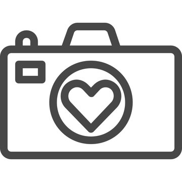 camera love icon