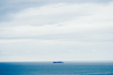 Nature of beach with sky, wide paradise background with colorful, Kohlarn island , Pattaya , Thailand