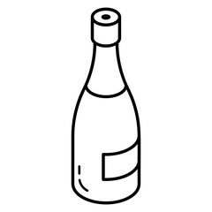 An icon of perfume line design 