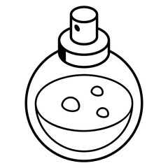 A perfume bottle line icon download