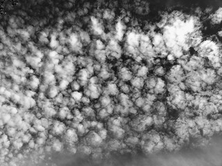Black and White Clouds Background