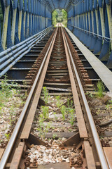 Obraz premium railway in the countryside