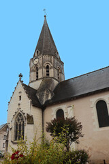 Fototapeta na wymiar Centre - Indre-et-Loire - Bléré - Eglise Saint-Christophe