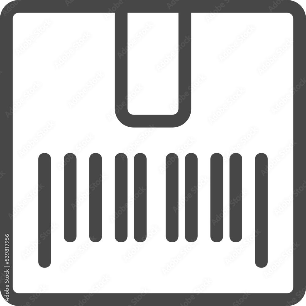 Poster bar code icon