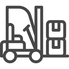 forklift warehouse icon