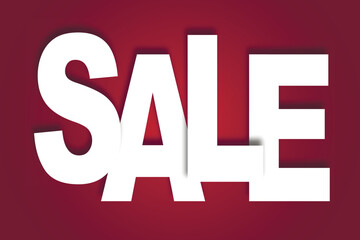 Red sale banner