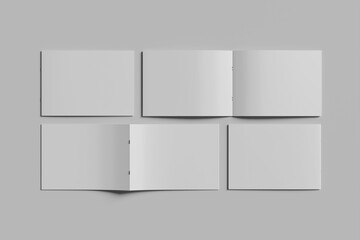 Landscape brochure mockup