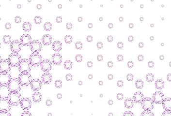 Light purple vector layout with circle shapes.