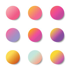 set of gradients