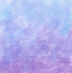 Blue and purple pastel abstract mosaic pattern background.
