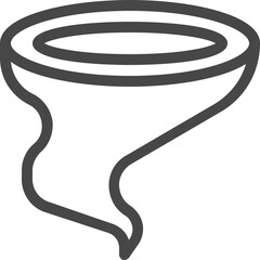 Obraz premium tornado wind icon