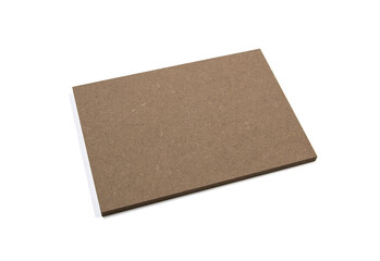 A sample of a raw mdf board, which can be used for various purposes in the furniture industry.