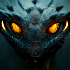 Close up of a Dragon face