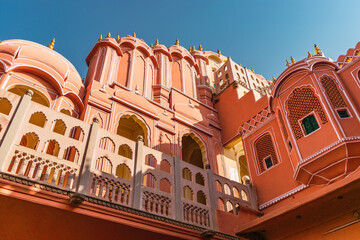 Details of architecture found at hawa mahal in the heart of Jaipur