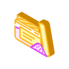 scrub salt isometric icon vector. scrub salt sign. isolated symbol illustration