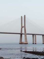 Obraz premium Vasco da Gama Bridge in Lisbon