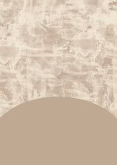 2d trendy simple abstract white frame pastel cream pattern