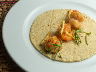 mexican food with insects 