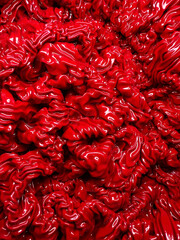 organic red wavy texture background