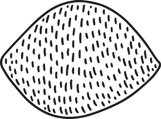 Vector lemon sketch illustration