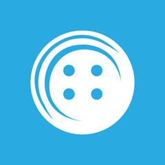 button icon on a white background, vector illustrator