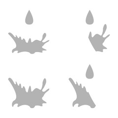 water icon on a white background, vector illustration