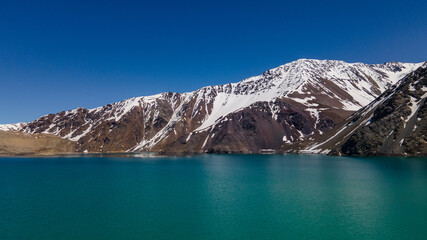 Obraz premium Cajon del Maipo no Chile fotografado na Primavera