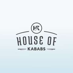 American restaurant vector logo design