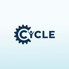 Obraz premium Need a Logo to Build a Brand Identity Cycle icon
