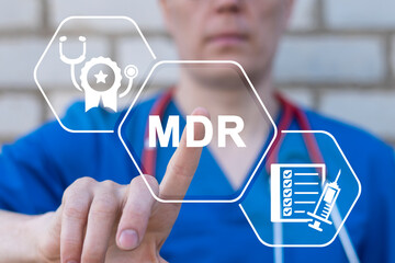 MDR Medical Device Regulation Concept.