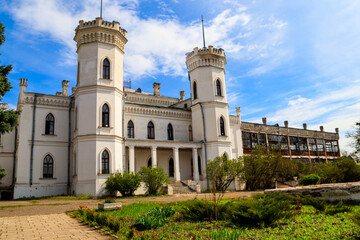 Sharovka palace in neo-gothic style, also known as Sugar Palace in Kharkov region, Ukraine