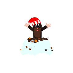 Mole and winter.